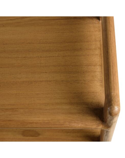 Etagère 4 niveaux en bois de mindi