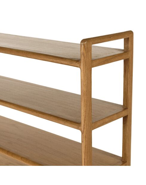 Etagère 4 niveaux en bois de mindi