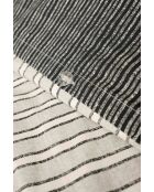 Parure housse de couette Louis Stripe Grise