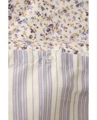 Parure housse de couette Elodie Bleue