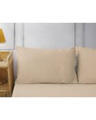 Taie d'oreiller unie latte