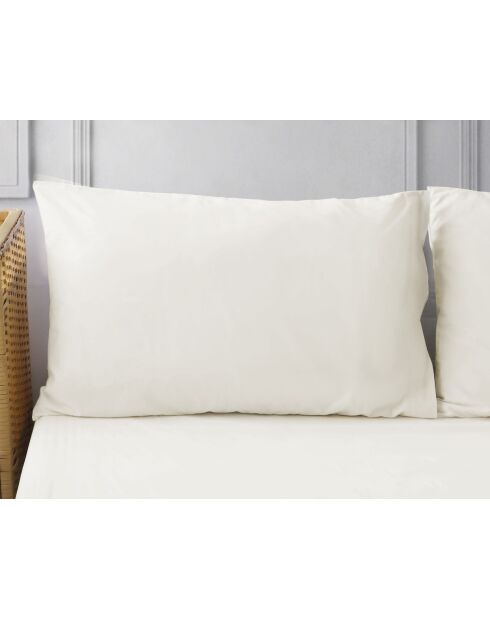 Taie d'oreiller unie grise