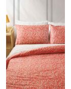 Parure housse de couette Willows Corail