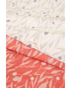 Parure housse de couette Willows Corail