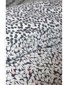 Parure housse de couette Peas Charbon