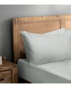 Drap housse bonnet 30 cm uni gris