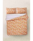 Parure housse de couette Amélie Orange