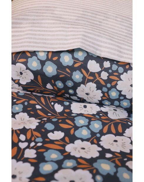 Parure housse de couette Amélie Bleue