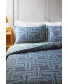 Parure housse de couette Jack Arches Bleue