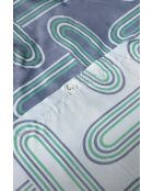 Parure housse de couette Jack Arches Bleue
