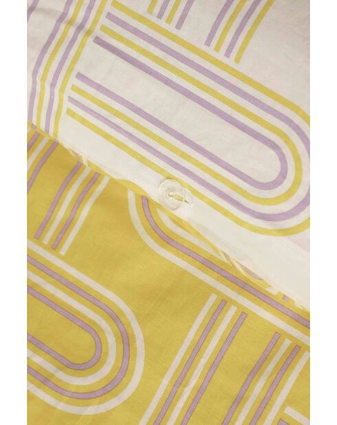 Parure housse de couette Jack Arches Jaune