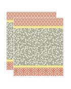 2 Torchons Cerises Naturel Vpc - 80x60 cm