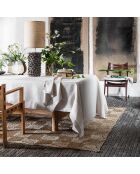 Nappe 100% Lin Portofino Fiori Sabbia Lin