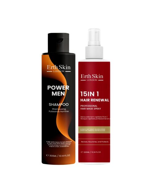 Set de cuidado del cabello para hombre
