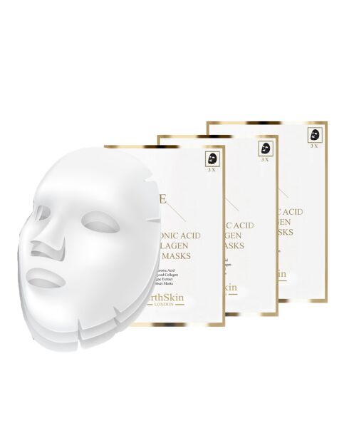 Hyaluronsäure- und Kollagenmaske - 3 Stück