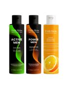 Power Men Shampoo 300 ml + Active Men 2-in-1 gel 300 ml + verfrissende douchegel met citrus 300 ml
