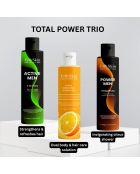 Power Men Shampoo 300 ml + Active Men 2-in-1 gel 300 ml + verfrissende douchegel met citrus 300 ml