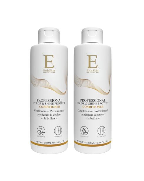 2 Après-shampoings professionnels protecteurs de couleur et de brillance - 300 ml