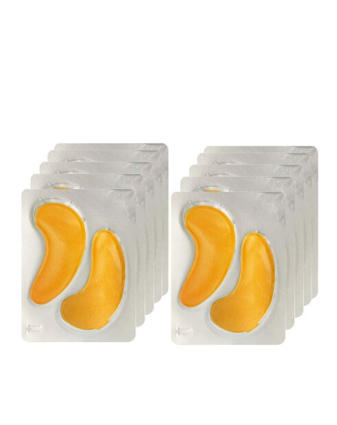 Collageen en 24-karaats gouden oogcontourpleisters - 5 paar