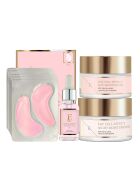 Tagescreme mit EGF-Zelleffekt + Nachtcreme mit EGF-Zelleffekt + Rosenblüten-Augenkonturpflaster + Rosenblüten-Gesichtsöl