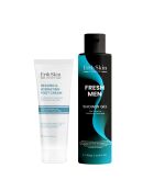 Gel de ducha Fresh Men 300 ml + Crema reparadora e hidratante para pies 100 ml