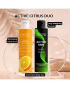 ACTIVE MEN 2 in 1 Gel 300ml + Gel doccia rinfrescante agli agrumi 300ml