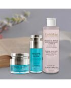 Set de agua micelar de romero, sérum de vitamina C y crema de noche con colágeno, 3 unidades