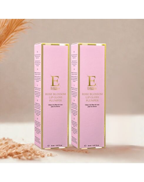 2 x Rose Blossom Plumping Gloss 8 ml