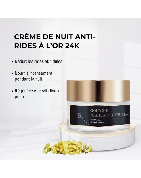 24k Gold Anti-Falten-Nachtcreme 50ml