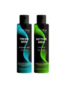 Gel de ducha Fresh Men 300 ml + Gel 2 en 1 Active Men 300 ml