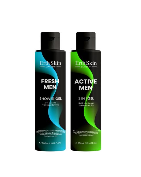 Gel doccia Fresh Men 300 ml + Gel 2 in 1 Active Men 300 ml