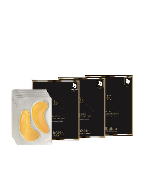 Kollagen- und 24-karätiges Gold-Pflaster für die Augenkontur — 5 x 2 Pads x 3