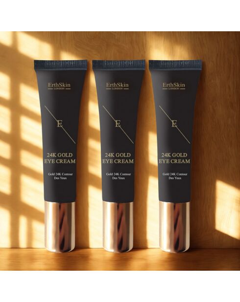 Augenkonturcreme aus 24-karätigem Gold, 3 Stück