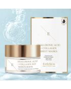 Set Crema da giorno a base di acido ialuronico e collagene + maschere - 2 pezzi