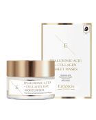 Set Crema da giorno a base di acido ialuronico e collagene + maschere - 2 pezzi