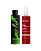 Active Men 2-in-1-Gel 300 ml+ Professionelle regenerierende Haarmaske 15-in-1-Spray 300 ml