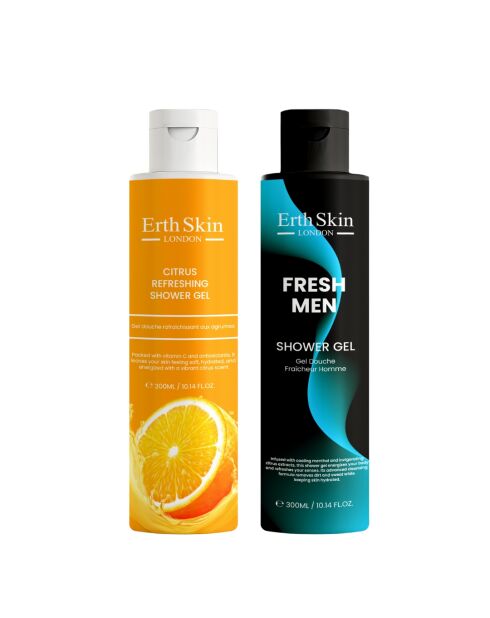 Gel doccia Fresh Men 300ml + Gel doccia rinfrescante agli agrumi 300ml