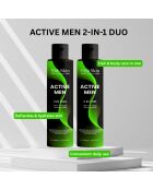 2 x ACTIVE MEN 2 in 1 Gel da 300 ml