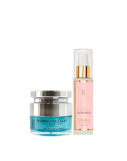 EGF Cellular Effect Serum 60 ml + Meereskollagen-Nachtcreme 50 ml