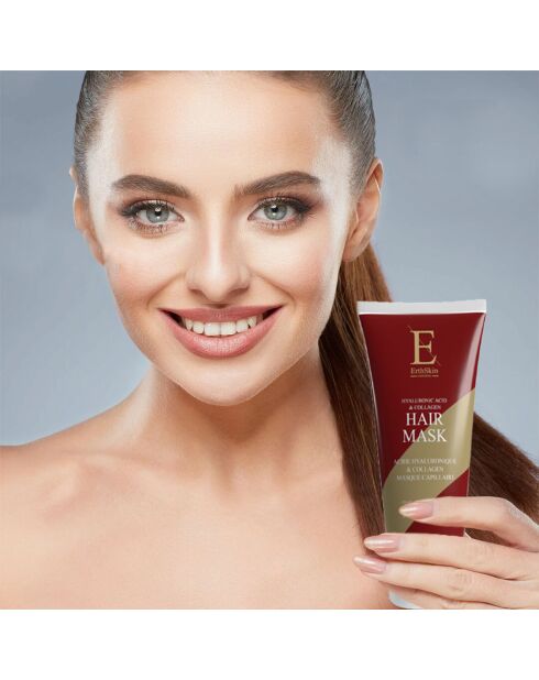 Mascarilla capilar con ácido hialurónico y colágeno 250ml