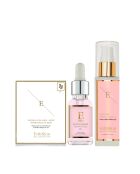 EGF Cell Effect Serum Set + Pink Radiance Face Oil + pinke Hydrogel-Augenklappen - 3 Stück