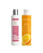 Verfrissende douchegel met citrus 300 ml + bodylotion met hyaluronzuur en collageen 250 ml
