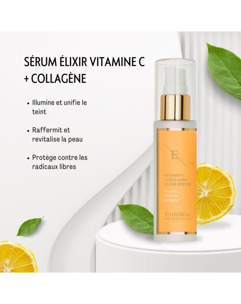 Sérum elixir de colágeno con vitamina C + - 60 ml