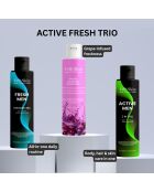 Gel de ducha Fresh Men 300 ml + Gel 2 en 1 Active Men 300 ml + Gel de ducha limpiador de uvas 300 ml