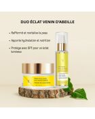 Set Sérum élixir venin d'abeille et miel + Crème de jour collagène SPF 50 - 2 pièces
