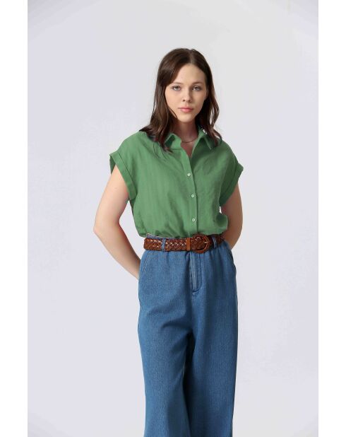 61099020 Camicia verde