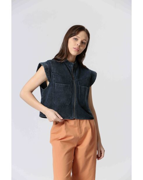 Giacca in jeans 61033300 Marine