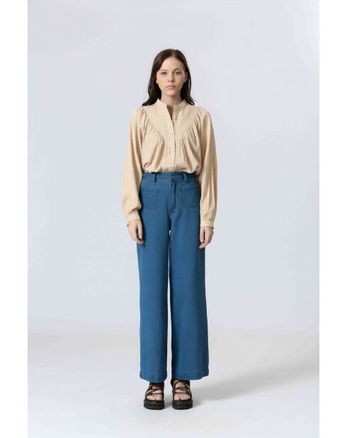 61099020 Camicia crema