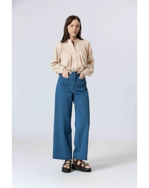 61099020 Camicia crema