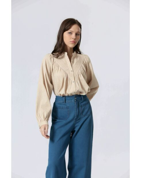 61099020 Camicia crema